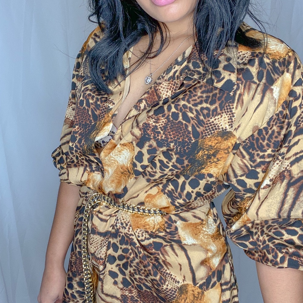 Aminal print blouse ✨